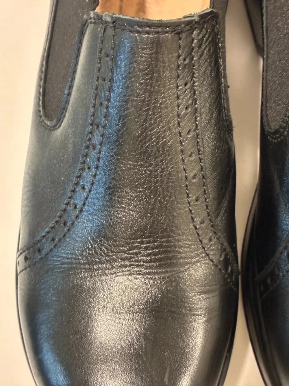 Dromedaris Falcon Black Leather Rocker Sole Loafer Women 10.5/11 EUC